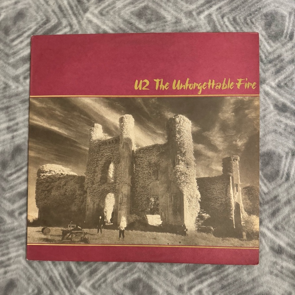 Vintage U2 ‘The Unforgettable Fire’ Vinyl Record